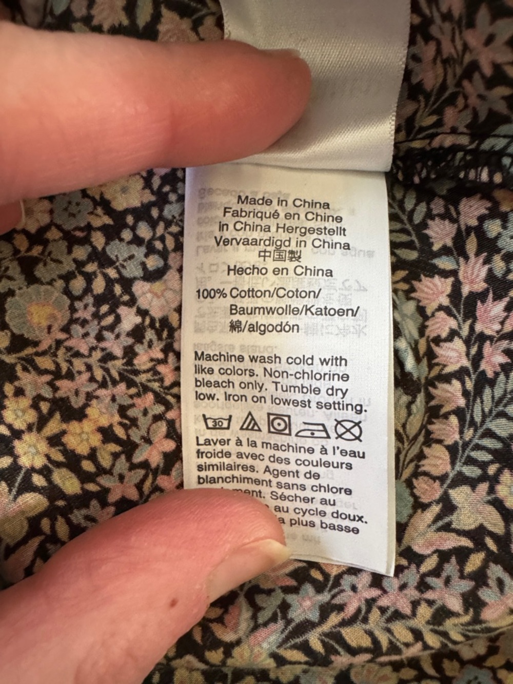 J. Crew x Liberty Multicolor Floral Button-Down Shirt - Picture 3 of 4